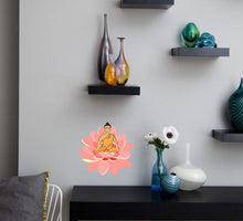 Load image into Gallery viewer, Lotus Yoga Wall Decal, Lotus Yoga Wall sticker, Lotus Yoga wall decor