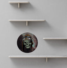 Load image into Gallery viewer, Skull Pilot Wall Decal, Skull Pilot Wall sticker, Skull Pilot wall decor