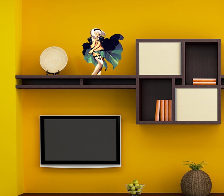 Sexy Anime Decal, Sexy Anime Sticker, Sexy Anime Wall Decor, Sexy Anime Wall Art