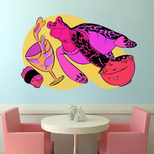 Load image into Gallery viewer, Turtle Restaurant Sticker, Turtle Restaurant Decal, Turtle Bar Sticker, Turtle Bar Decal