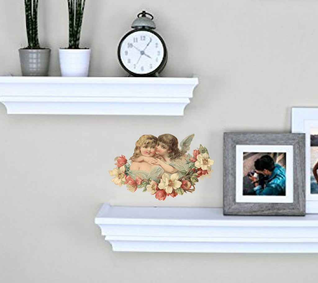 Vintage Angels Decal, Vintage Angels Sticker, Vintage Angels Wall Decor