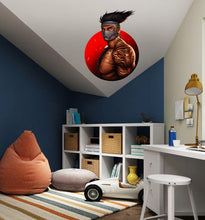 Load image into Gallery viewer, Fantasy Warrior decal, Anime sticker, anime decal, Anime Wall art
