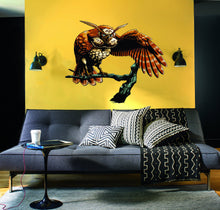 Load image into Gallery viewer, Fantasy Owl Decal, Fantasy Owl Sticker, Fantasy Owl Wall Decal