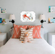 Load image into Gallery viewer, Polar Teddy Bear Decal, Polar Teddy Bear Sticker, Polar Teddy Bear Wall Decor