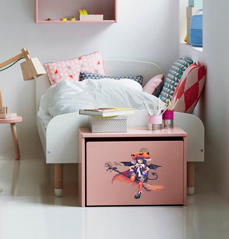 Halloween Anime Wall Decal, Halloween Anime Wall sticker, Halloween Anime wall decor
