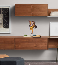 Load image into Gallery viewer, Anime Girl Drinking Wine Decal, Anime Sticker, Anime Wall Decor