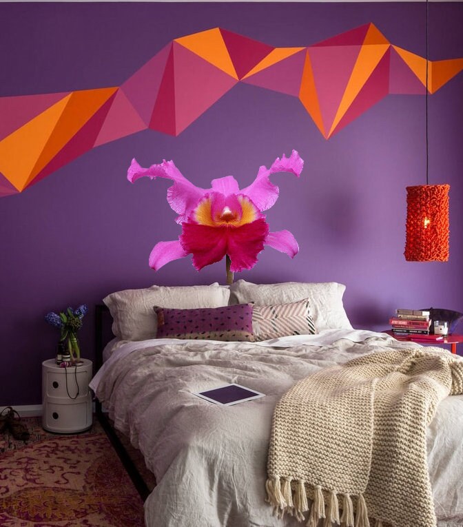 Wild Orchid Decal, Wild Orchid Sticker, Wild Orchid Wall Decor