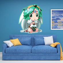 Load image into Gallery viewer, Anime Baby Girl Decal, Anime Baby Girl Sticker, Anime Baby Girl Wall Decor