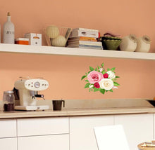 Load image into Gallery viewer, Rose Bouquet Wall Decal, Rose Bouquet Wall sticker, Rose Bouquet wall decor