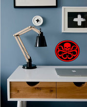 Load image into Gallery viewer, Octopus Skull Decal, Octopus Skull Sticker, Octopus Wall Decor