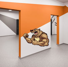 Load image into Gallery viewer, Bear Sticker, Bear Decal, Cartoon Bear Boys Room Decor