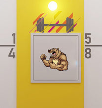 Load image into Gallery viewer, Bear Sticker, Bear Decal, Cartoon Bear Boys Room Decor