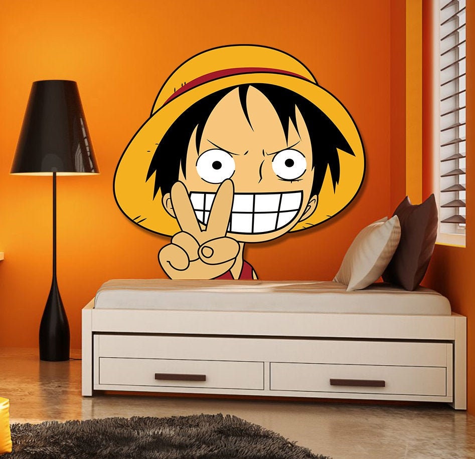 Anime Boy Sticker, Anime Boy Wall Decal, Anime Boy Wall Decor