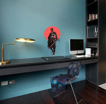 Load image into Gallery viewer, Japanese Samurai Decal, Japanese Samurai Sticker, Japanese Samurai Wall Decor