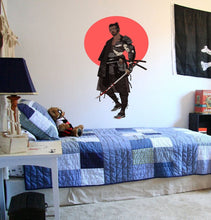 Load image into Gallery viewer, Japanese Samurai Decal, Japanese Samurai Sticker, Japanese Samurai Wall Decor