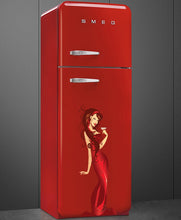 Load image into Gallery viewer, Lady in Red Dress Decal, Lady in Red Dress Sticker, Lady in Red Dress Wall Decor