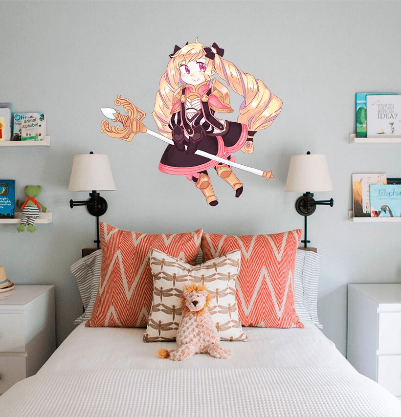 Sorceress Girl Wall Decal, Sorceress Girl Wall sticker, Sorceress Girl wall decor