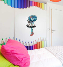 Load image into Gallery viewer, Zombie Girl Wall Decal, Zombie Girl Wall sticker, Zombie Girl wall decor
