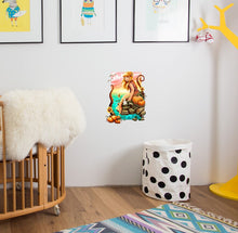 Load image into Gallery viewer, Mermaid Girl Wall Decal, Mermaid Girl Wall sticker, Mermaid Girl wall decor