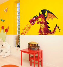 Load image into Gallery viewer, Firing Baby Dragon decal, Firing Baby Dragon Sticker, nursery Firing Baby Dragon