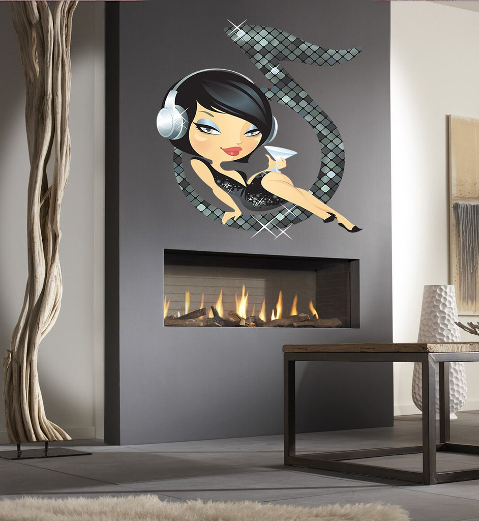 Sexy Music Sticker, Sexy Music Decal, Sexy Music Wall Decor