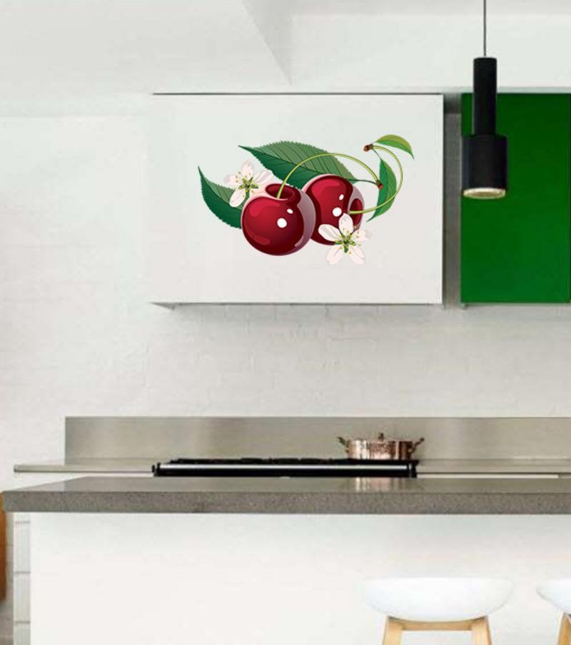 Cherry Decal, Cherry Sticker, Cherry Wall Decor