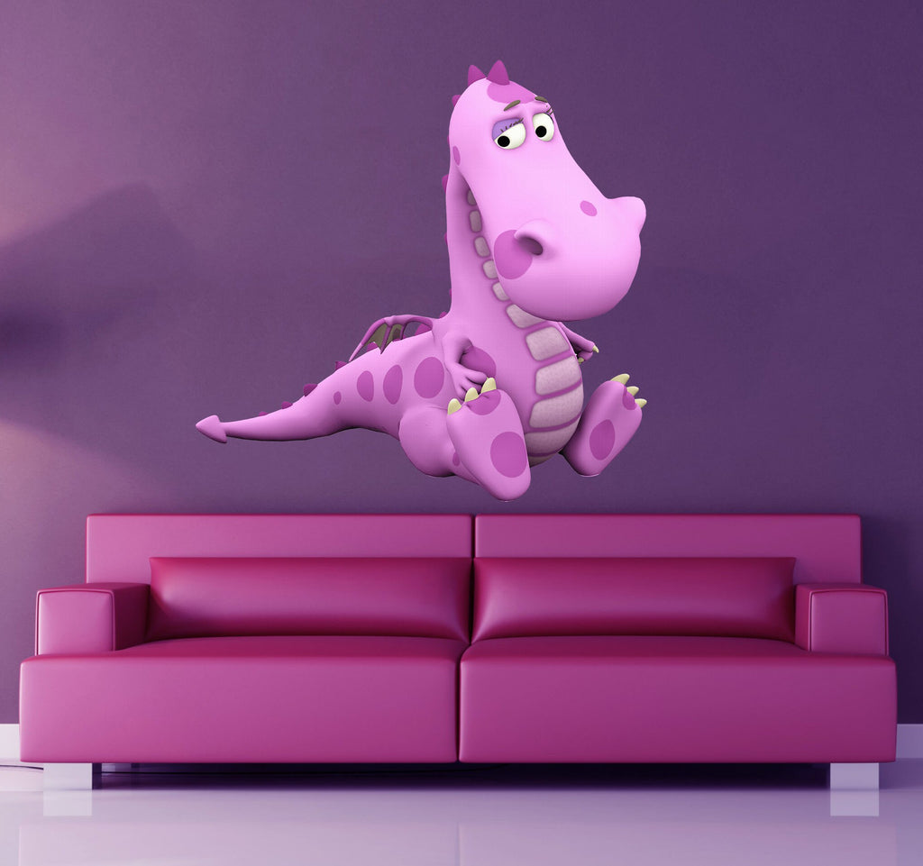 3-D Little Dragon Wall Decal, 3-D Little Dragon Wall sticker, 3-D Little Dragon wall decor