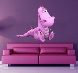 3-D Little Dragon Wall Decal, 3-D Little Dragon Wall sticker, 3-D Little Dragon wall decor