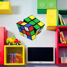 Load image into Gallery viewer, Rubik's Cube Wall Decal, Rubik's Cube Wall sticker, Rubik's Cube wall decor