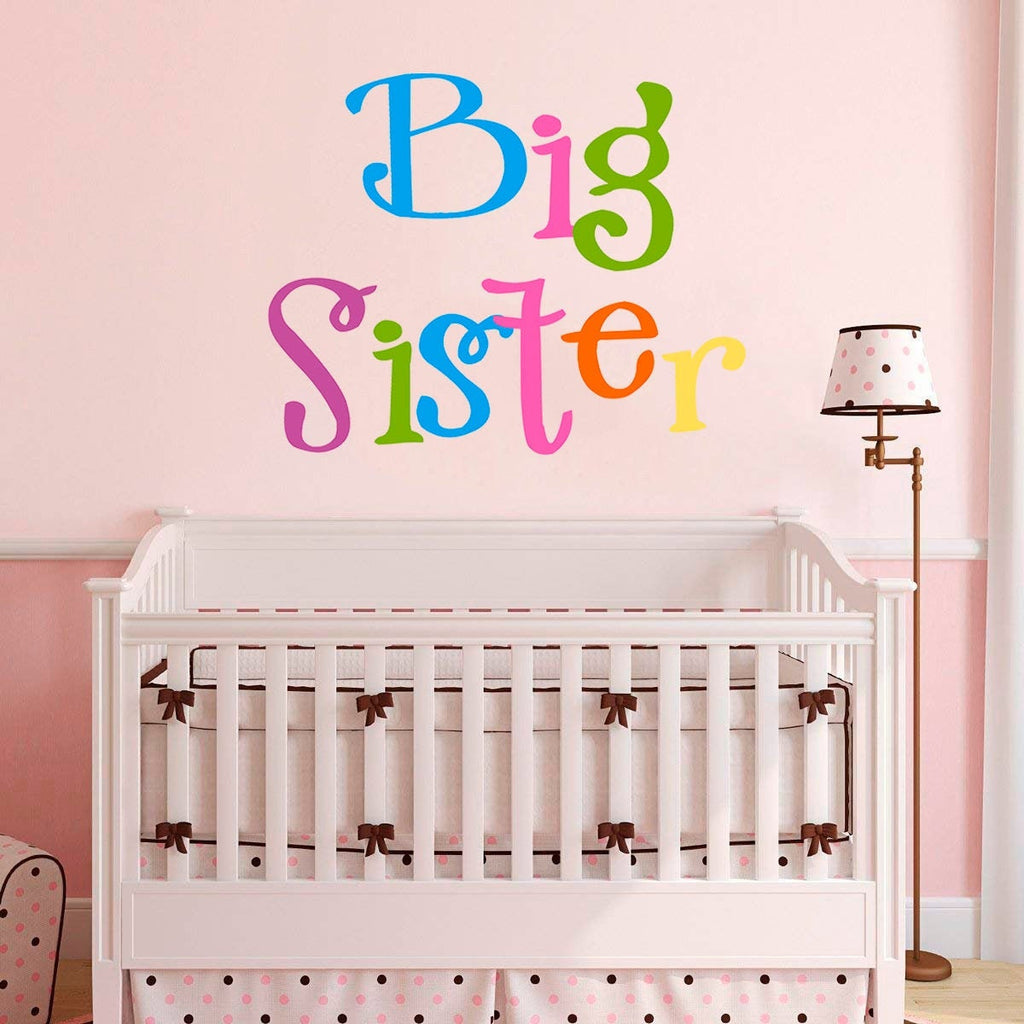 Big Sister Wall Decal, Big Sister Wall sticker, Big Sister wall decor