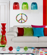 Load image into Gallery viewer, Peace Sign Decal, Peace Sign Sticker, Peace Sign Wall Decor