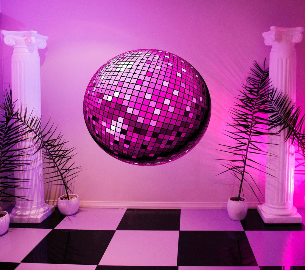 Disco ball Wall Decal, Disco ball Wall sticker, Disco ball wall decor