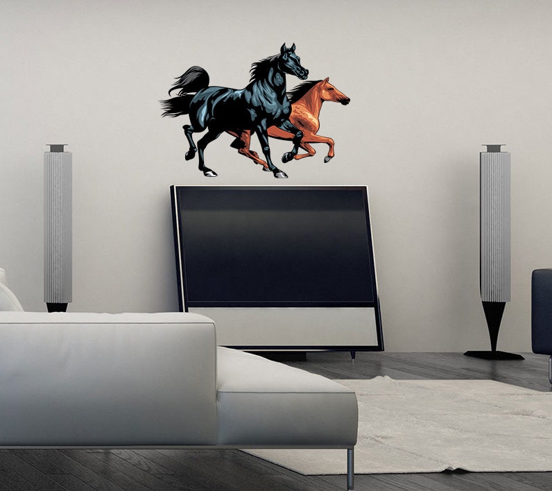 Horses Decal, Horses Sticker, Horses Wall Art