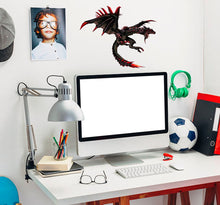 Load image into Gallery viewer, Fantasy Dragon Sticker, Fantasy Dragon Decal, Fantasy Dragon Wall Decor