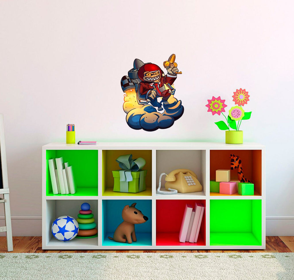 Space Monkey Decal, Space Monkey Sticker, Space Monkey Wall Decor