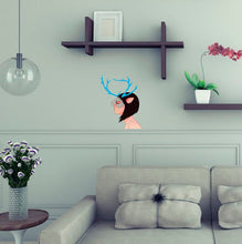 Load image into Gallery viewer, Deer Elf Decal, Deer Elf Sticker, Deer Elf Wall Decor