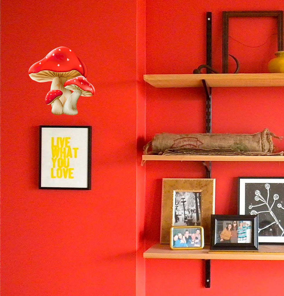 Fly Agaric Wall Decal, Fly Agaric Wall sticker, Fly Agaric wall decor