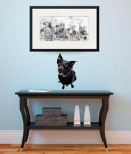 Load image into Gallery viewer, 3D Dog Decal, 3D Dog sticker, 3D Dog Wall Decor