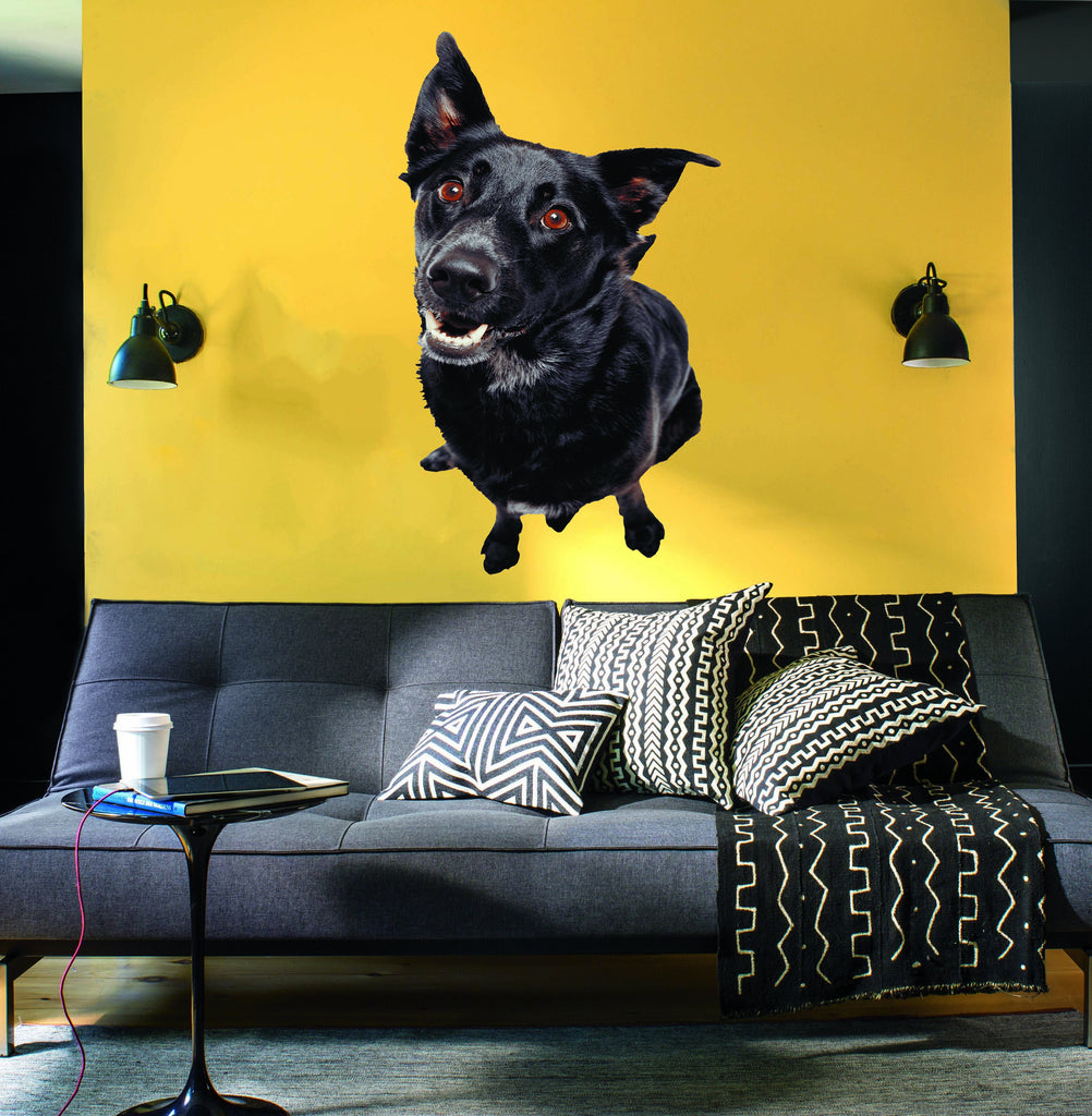 3D Dog Decal, 3D Dog sticker, 3D Dog Wall Decor