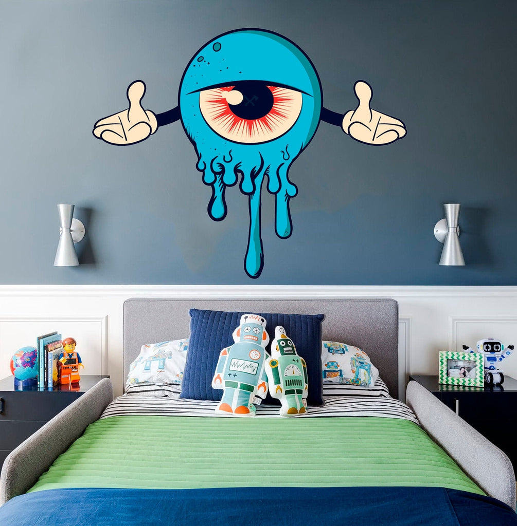Eye Monster Decal, Eye Monster Sticker, Eye Monster Wall Decor