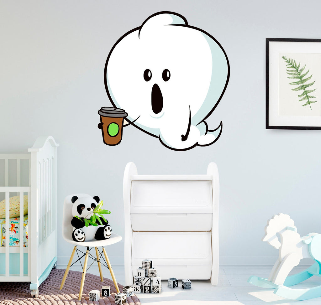 Baby Ghost Decal, Baby Ghost Sticker, Baby Ghost Wall Decor