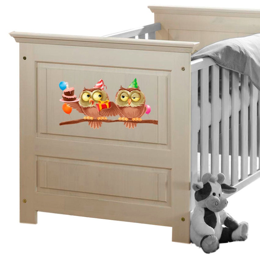 Nursery Owls Decal, Nursery Owls Sticker, Nursery Owls Decor