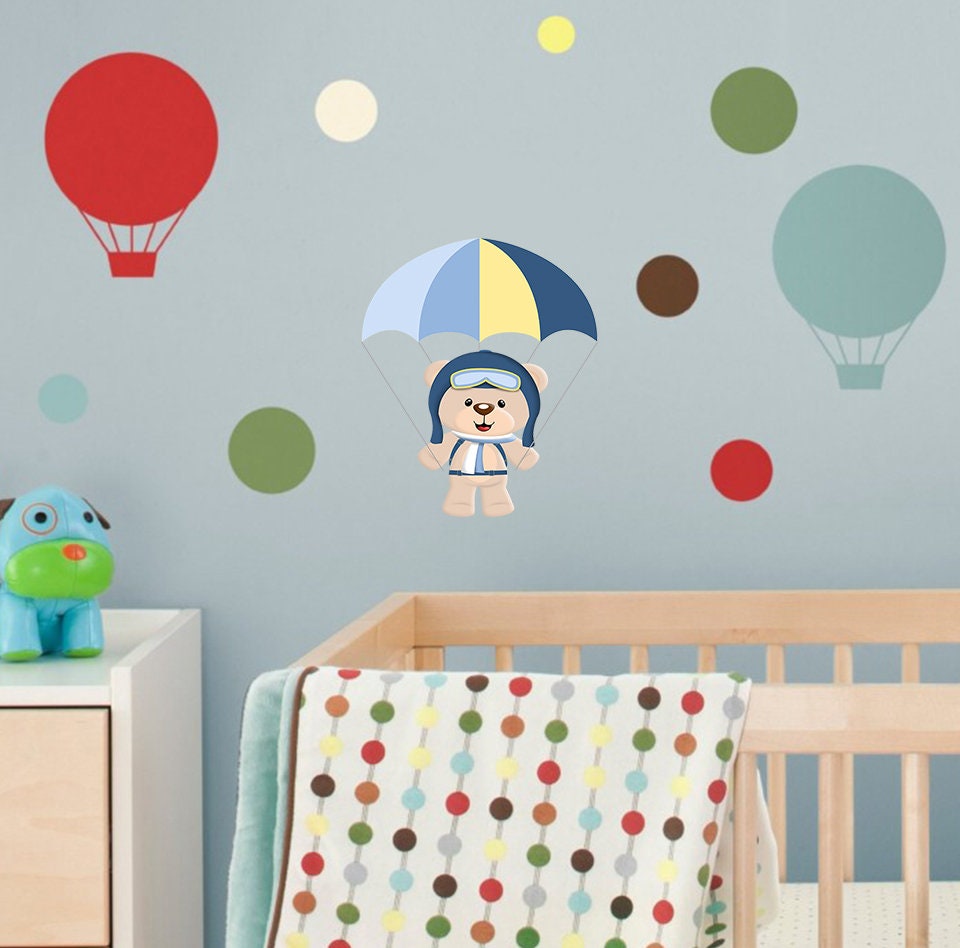 Teddy Bear Sticker, Teddy Bear Decal, Teddy Bear Wall Decal