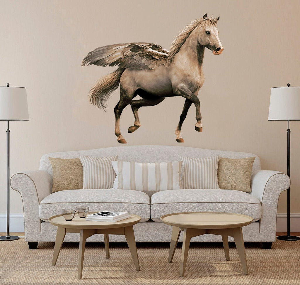 Pegasus Wall Decal, Pegasus Wall sticker, Pegasus wall decor
