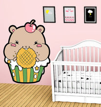 Load image into Gallery viewer, Hamster Nursery Wall Decal, Hamster Sticker, Hamster Wall decor