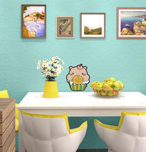 Load image into Gallery viewer, Hamster Nursery Wall Decal, Hamster Sticker, Hamster Wall decor