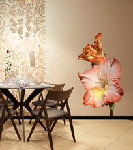 Load image into Gallery viewer, Orange Orchid Wall Decal, Orange Orchid Wall sticker, Orange Orchid wall decor