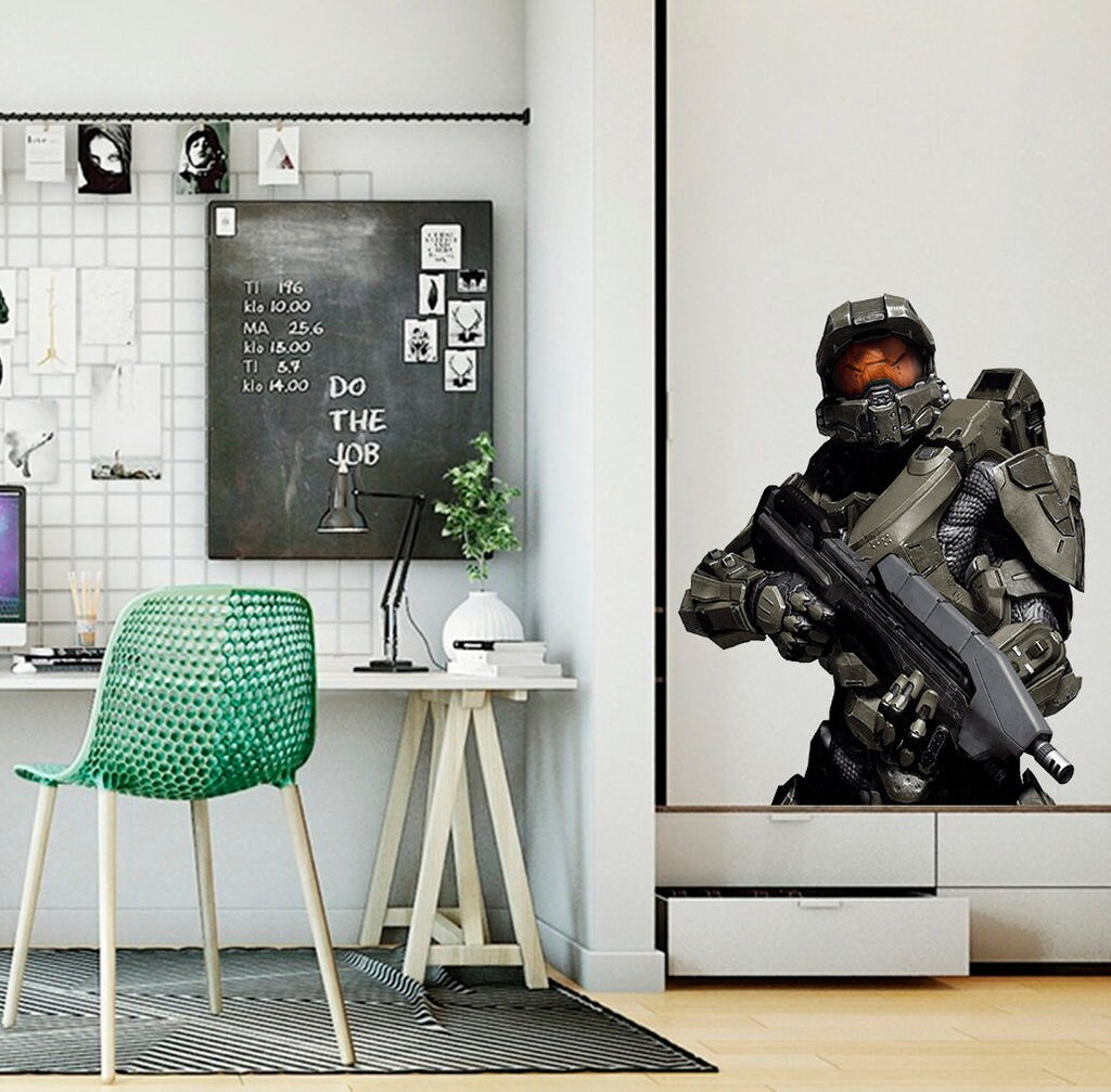 Gaming Soldier Decal, Gaming Soldier Sticker, Gaming Soldier Wall Decor