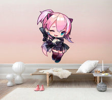 Load image into Gallery viewer, Anime Little Girl Wall Decal, Anime Little Girl Wall sticker, Anime Little Girl wall decor