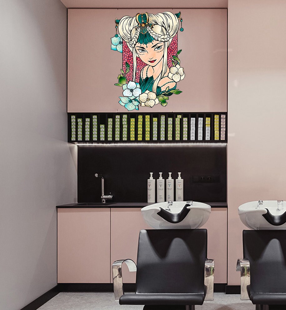 Beauty Salon Decal, Sap Decor, Spa Sticker, Spa Decal